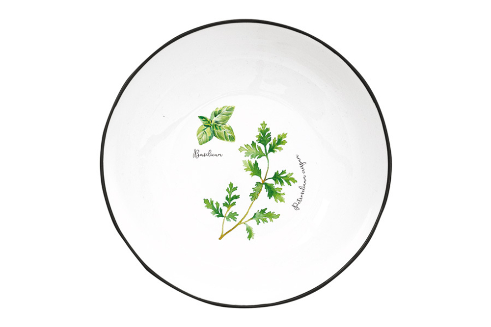 Тарелка суповая 18см Easy Life Herbarium
