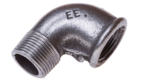 Угольник переходной 25х15 резьба (чугун)