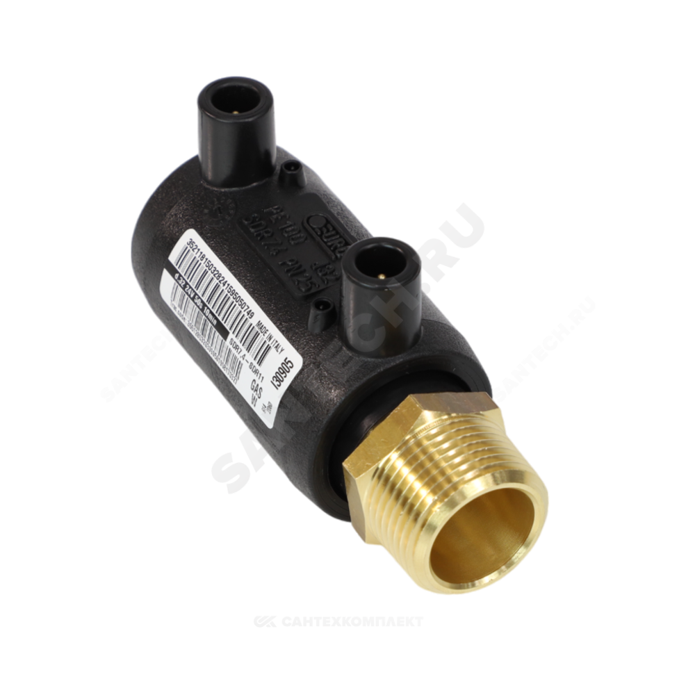Переход электросварной ПЭ100 Дн 32х1" НР Ру25 SDR7,4 EUROSTANDARD 2161160032