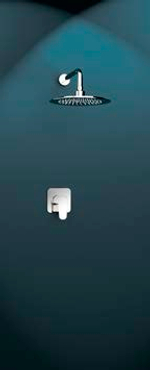 Встраиваемый смеситель для душа на 1 выход URBAN CHIC 211801SNC никель