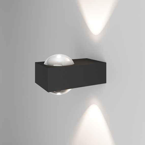 Уличный настенный светильник со светодиодами Elektrostandard Lenses a070458