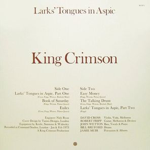 King Crimson / Larks' Tongues In Aspic (LP)