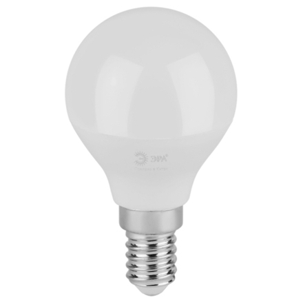 Лампочка светодиодная ЭРА GREEN LINE LED P45-10W-840-E14 GL E14 10 Вт шар яркий белый свет