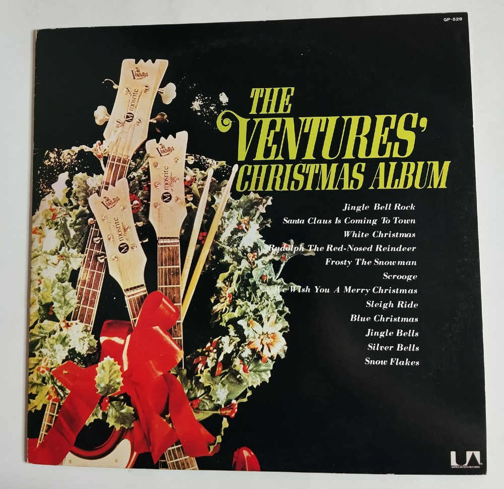Винтажная виниловая пластинка LP The Ventures The Christmas Album (Japan 1977) (No Obi)