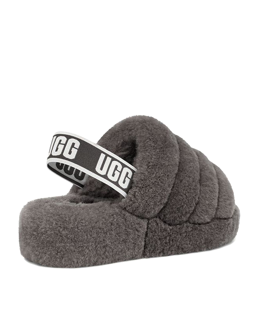 Blue ugg fluff yeah slide hot sale