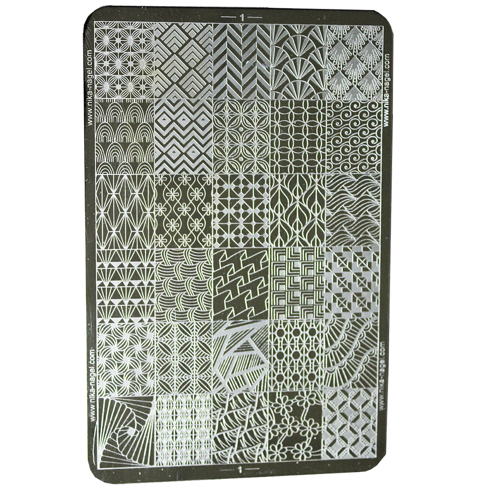 Nika Nagel Пластина для стемпинга №01 (большая)