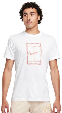 Теннисная футболка Nike Court Dri-Fit - White