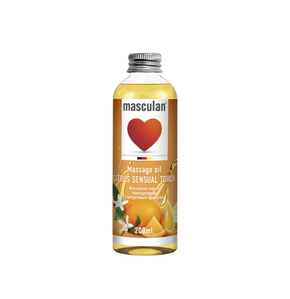 Массажное масло Masculan "Citrus Sensual Touch" тонизирующее с цитрусовым ароматом, 200 мл