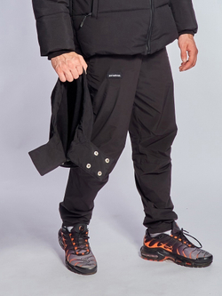 Пуховик Antisocial Down Jacket черный