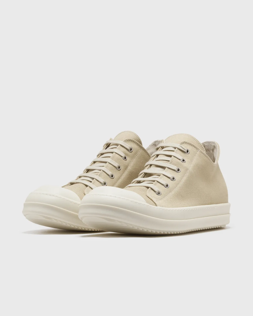 RICK OWENS DRKSHDW КРОССОВКИ БЕЖЕВЫЕ НИЗКИЕ