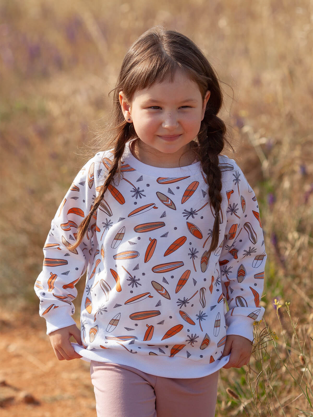 Свитшот оверсайз Mjölk Сёрфы