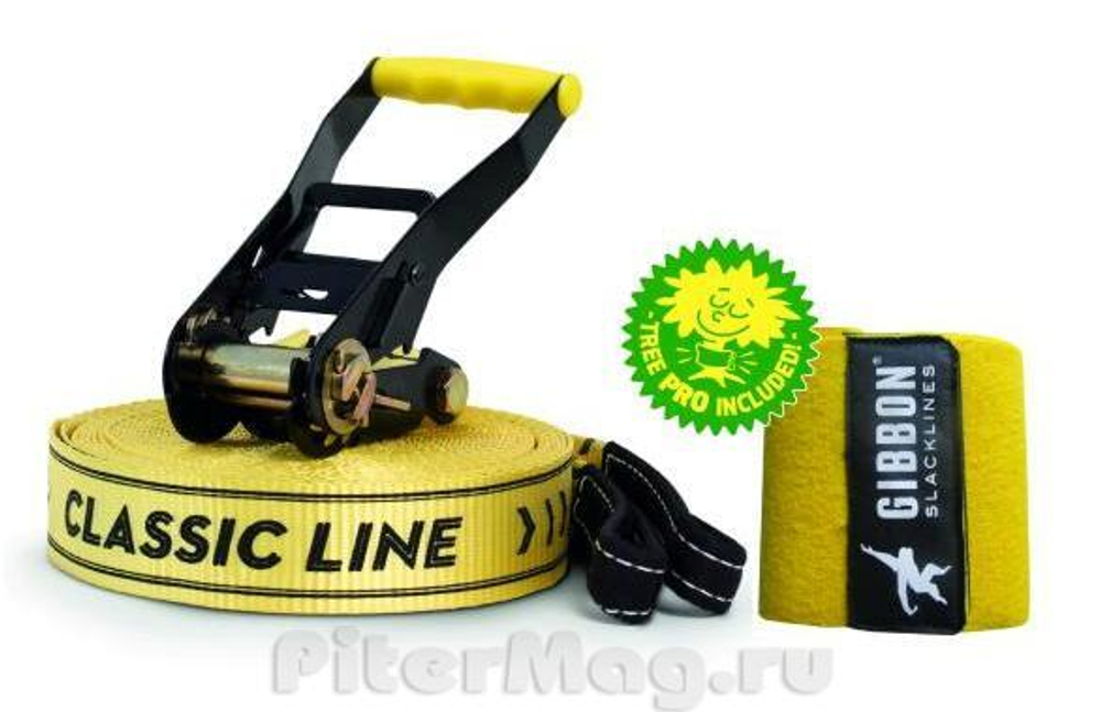 Слэклайн Gibbon Classic 15 m +защита для дерева