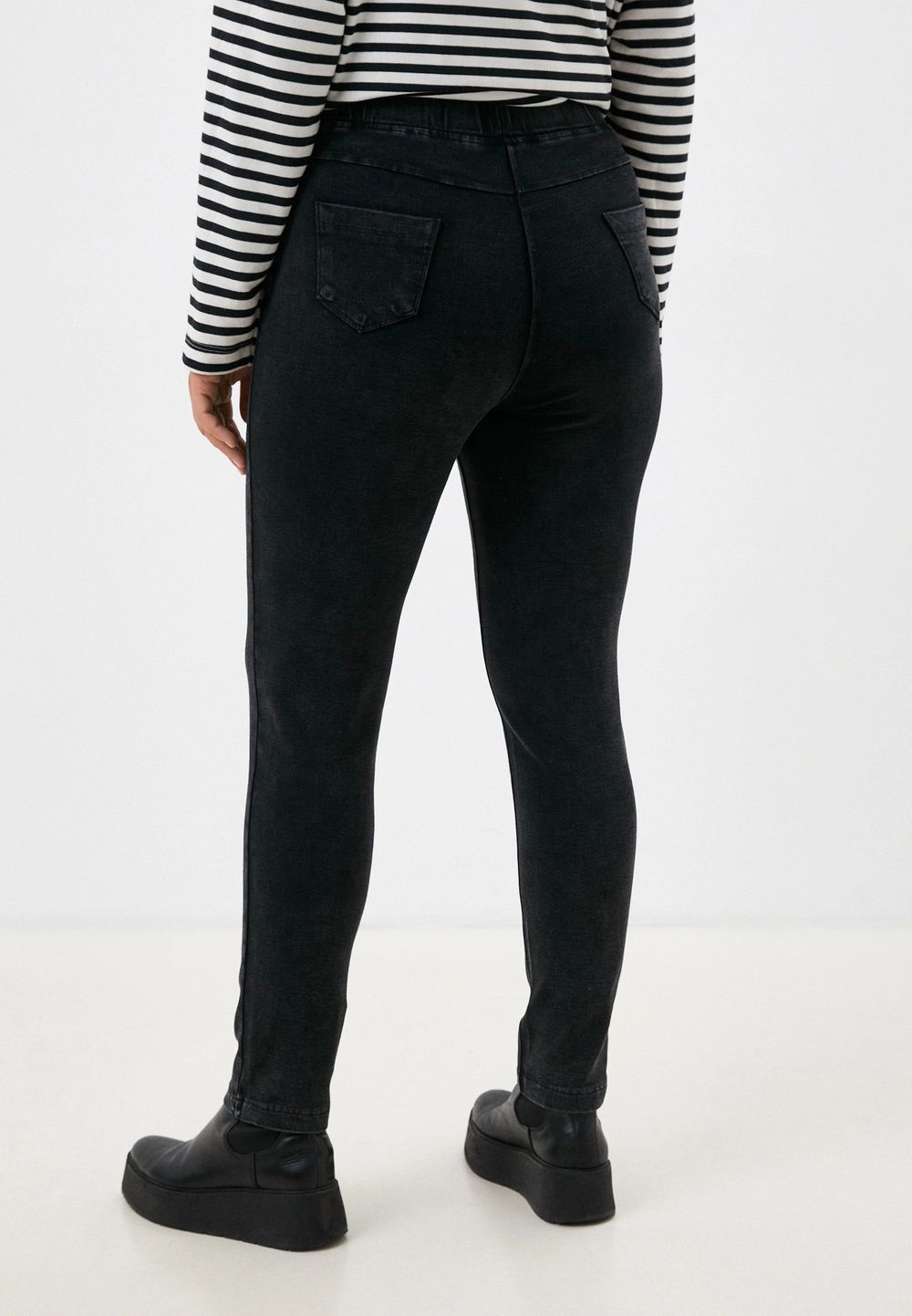 Джеггинсы утепленные больших размеров