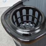 Ведро 10л с отжимом прямоугольное "Black"