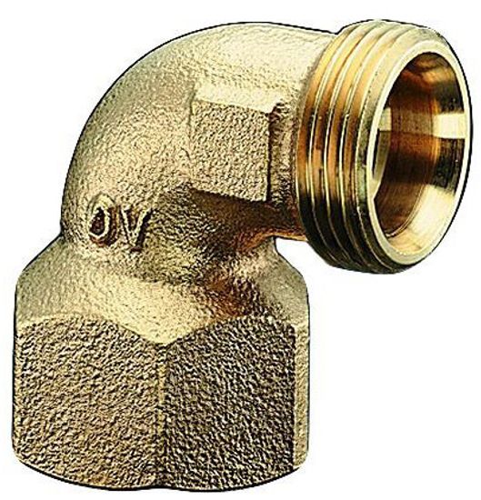 Угольник Oventrop Cofit S 3/4"х3/4" НР/ВР с наружной/внутренней резьбой бронзовый арт. 1504354