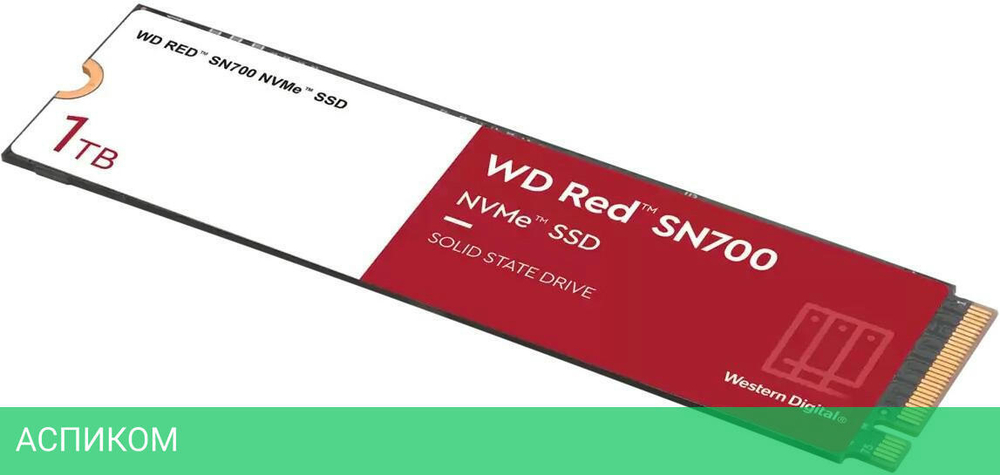 SSD диск WD Red M.2 2280 1TB )WDS100T1R0C)