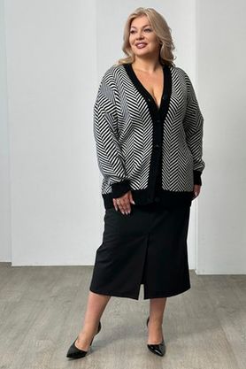 Цена на Кардиган-6345 больших размеров