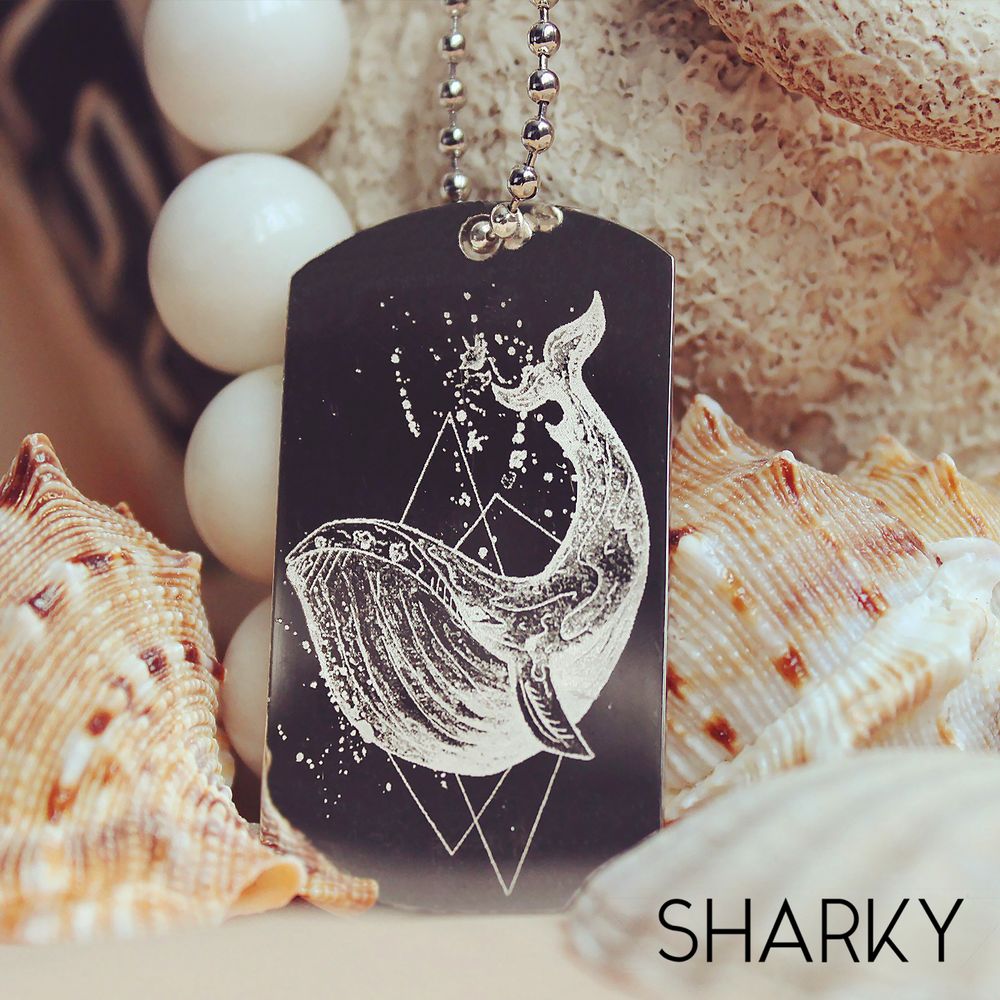 Армейский жетон с гравировкой на заказ