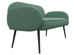 Диван прямой Лига-086 РОГОЖКА Амур 11 зеленый