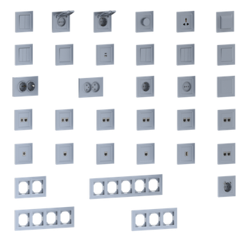 Рамка 2-я,  Wave сталь,  серия A07