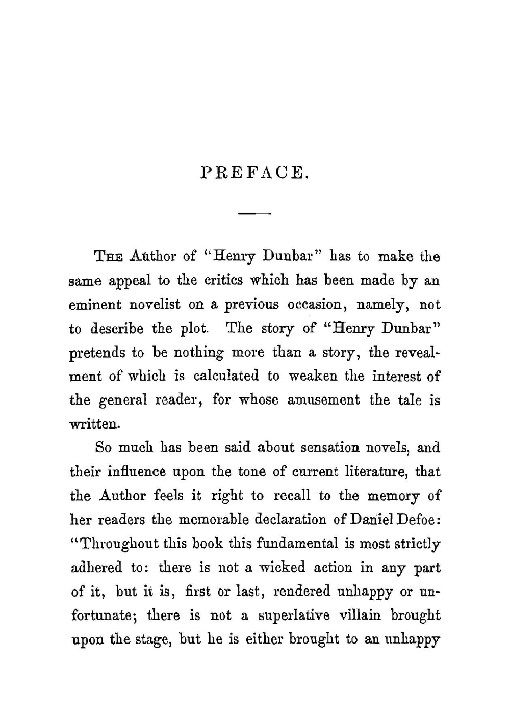 Henry Dunbar: the story of an outcast | Mary Elizabeth Braddon
