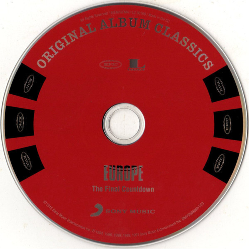 Europe / Original Album Classics (5CD)