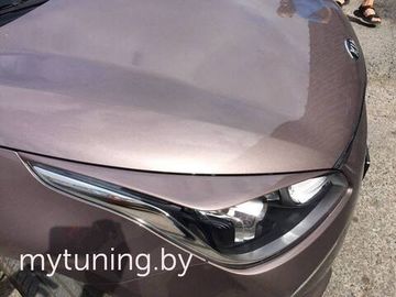 Реснички на фары для Kia Rio IV