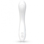 Гибкий, изгибающийся вибратор для точки G - DryWell G-Spot, белый