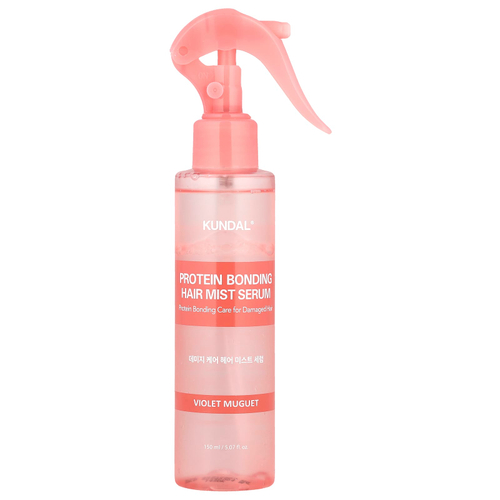 Kundal, протеиновая сыворотка-спрей для волос, для поврежденных волос, фиолетовая мюге, 150 мл (5,07 жидк. унции)
