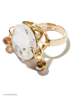 "Лофело" кольцо в золотом покрытии из коллекции "Шапито" от Jenavi