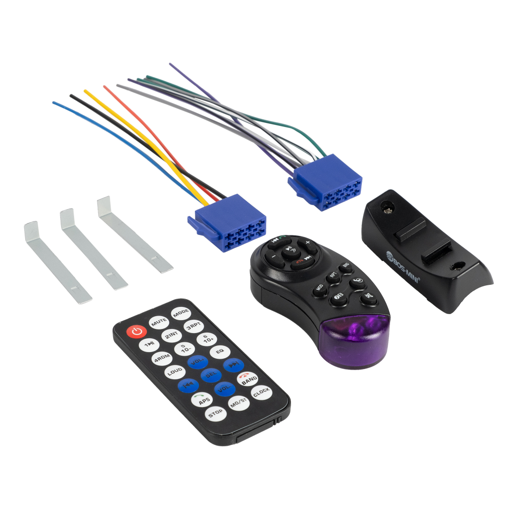 Автомагнитола FM/BT/USB/TFplayer (12-24V) BOS-MINI BOSXY957BT