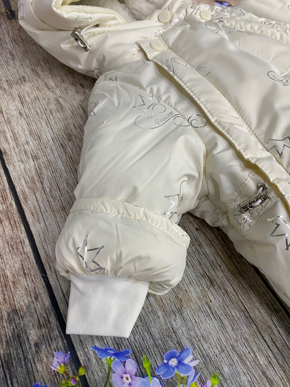 Комбинезон-трансформер (2в1) Модель: 025 "Princess" (ИП Петрова Г.Г.) (Цвет: Светло-розовый, Размер: 74-80)