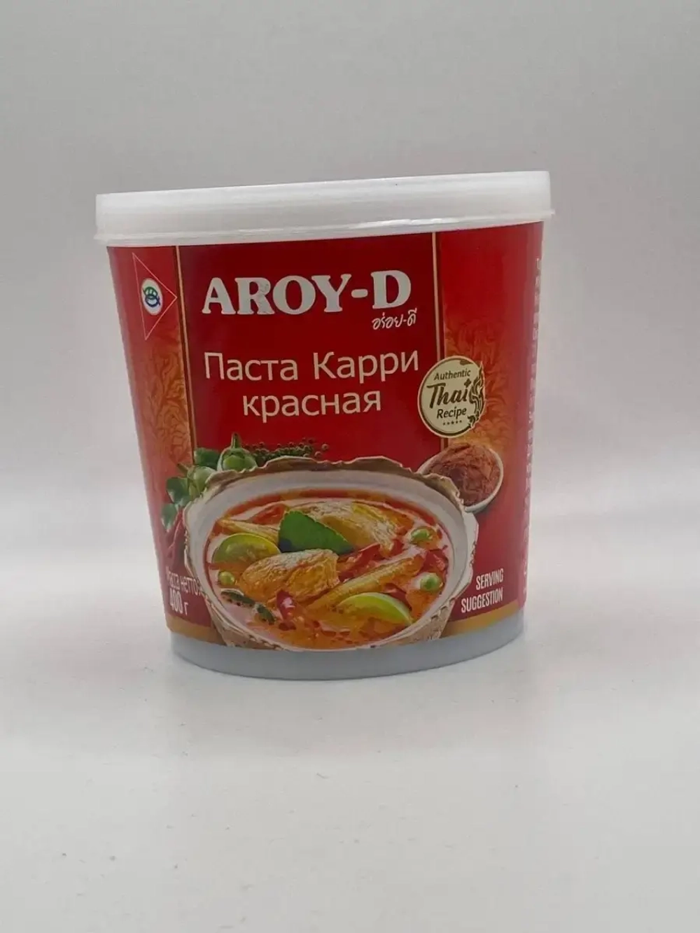 Заправка Aroy-D Паста Карри красная (400гр)