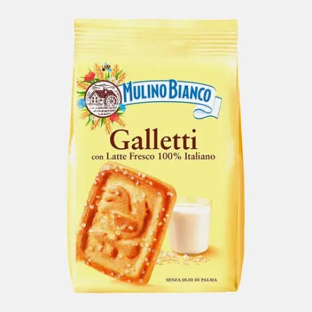 Печенье сахарное Mulino Bianco Галлетти 350г