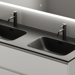 Тумба подвесная под раковину Sancos Cento белый глянец, 1190х450х500