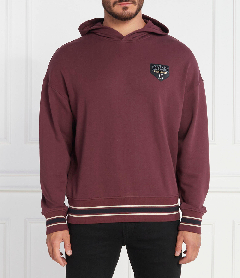 Худи Armani Exchange - бордовый(6RZMJF ZJDPZ)