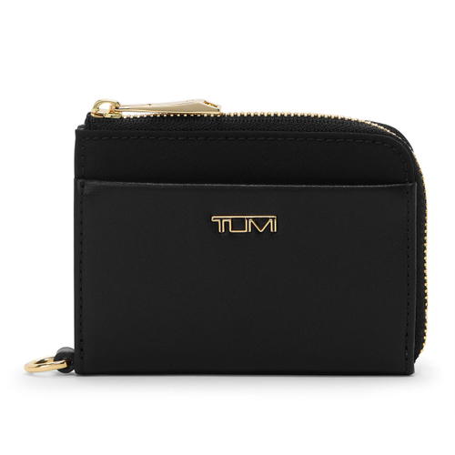 Портмоне для карточек на молнии/Black-Gold