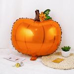 Шар (22''/56 см) Фигура, Тыква, Оранжевый, 1 шт.