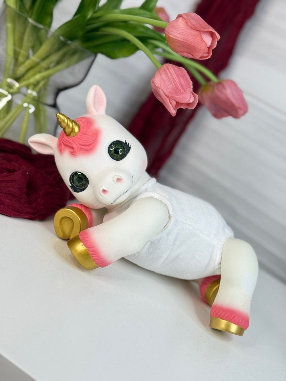 Игрушка мягконабивная 35см AniReal Единорожка (60150)