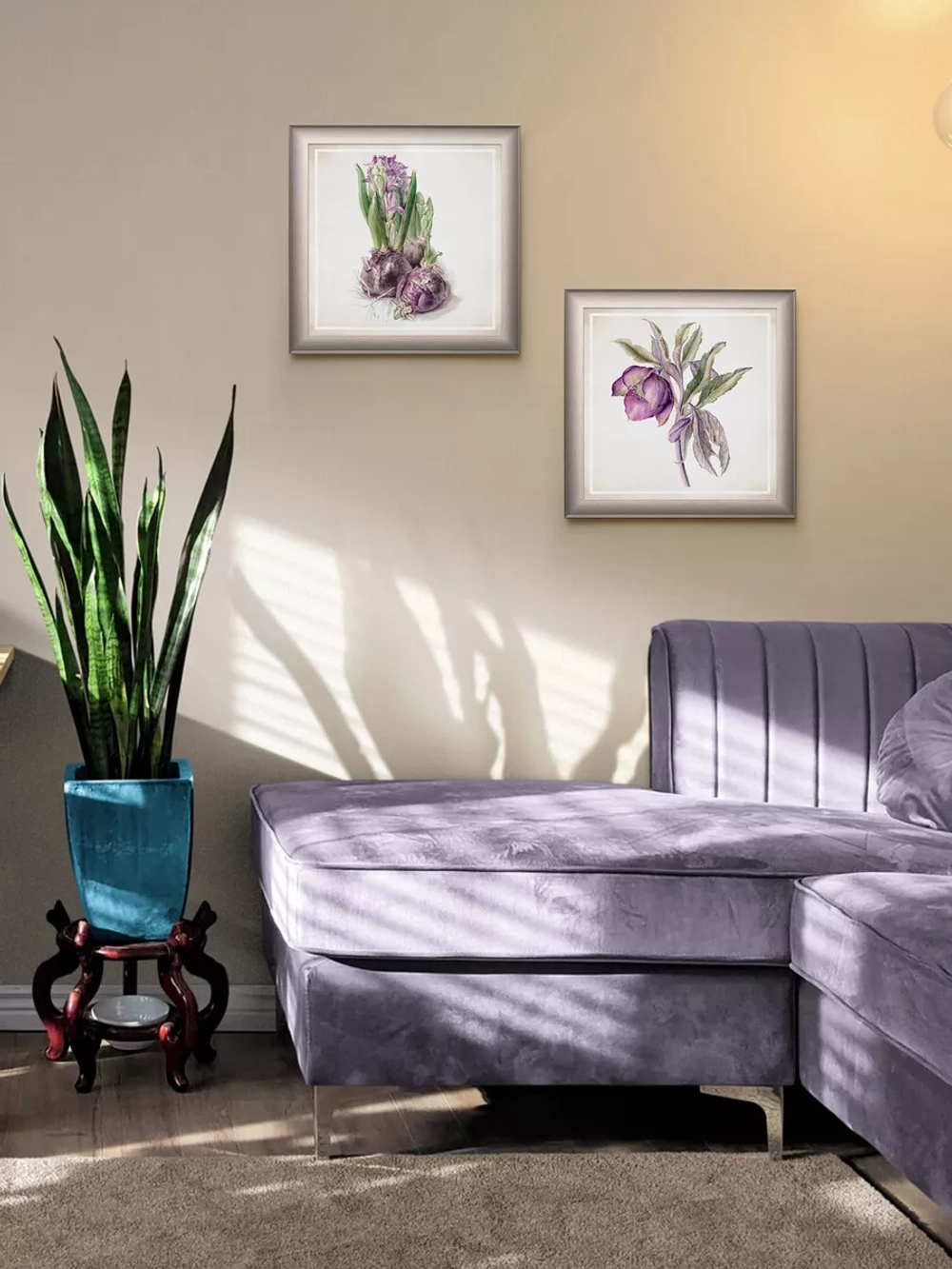 Картина на стену на холсте "Весенний прованс" 47*47 см