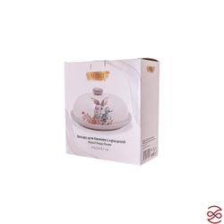 Блюдо для блинов с крышкой Repast Happy Easter 23*9,7 см