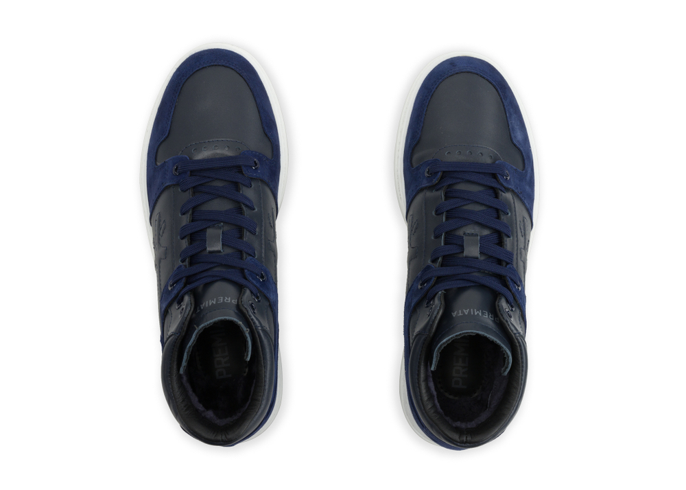 Premiata Steven (Blue/White) [WINTER]
