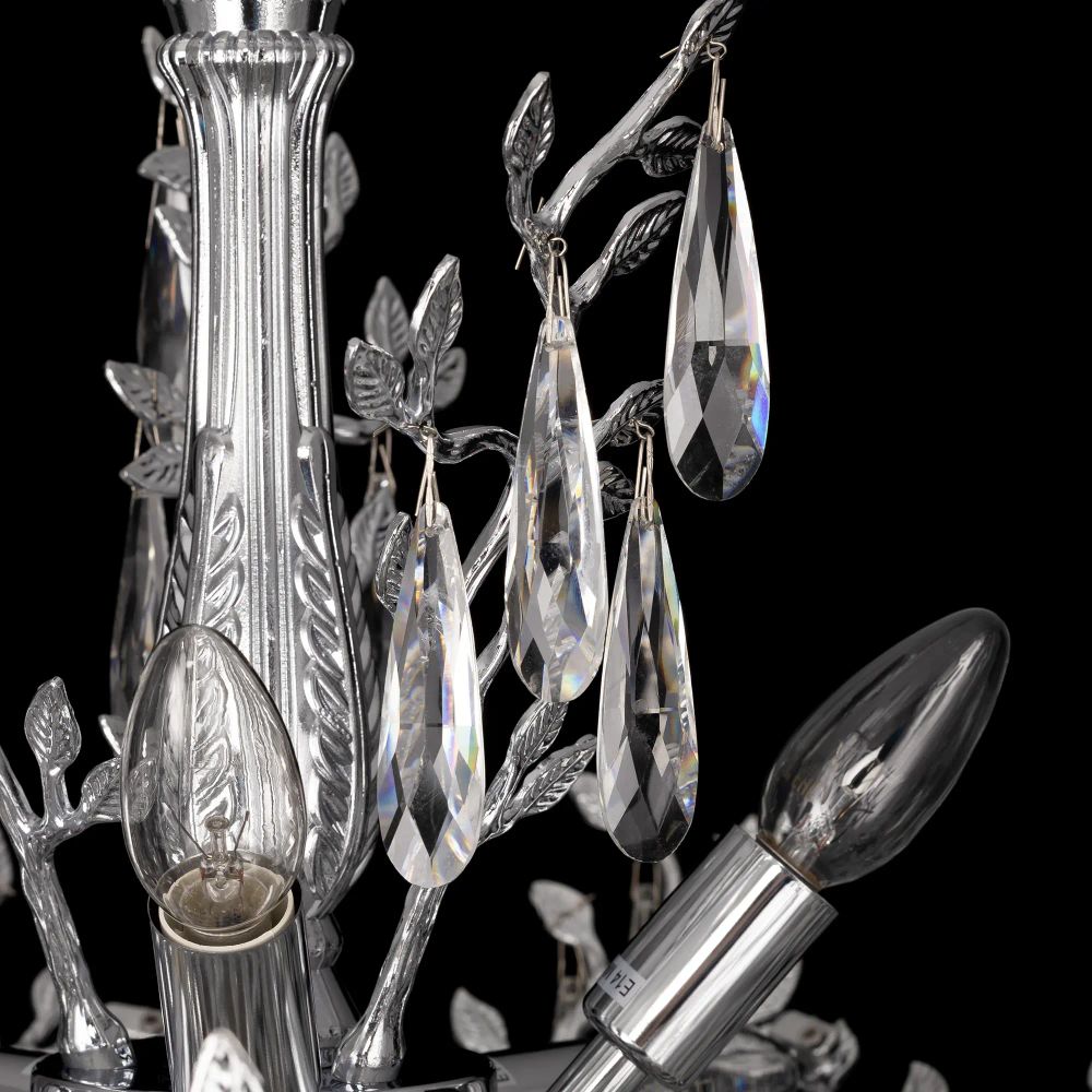 Citilux RITZ CL310081 Люстра хрустальная подвесная Хром