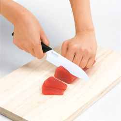 Нож японский Шеф 14см Kyocera FK Series Black&White Сантоку Япония нарезка