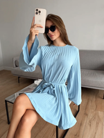 Платье летнее короткое с поясом