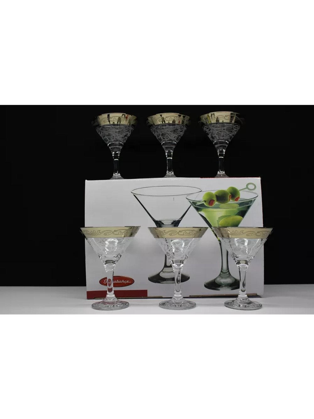 Бокалы для мартини 6 шт по 170 мл