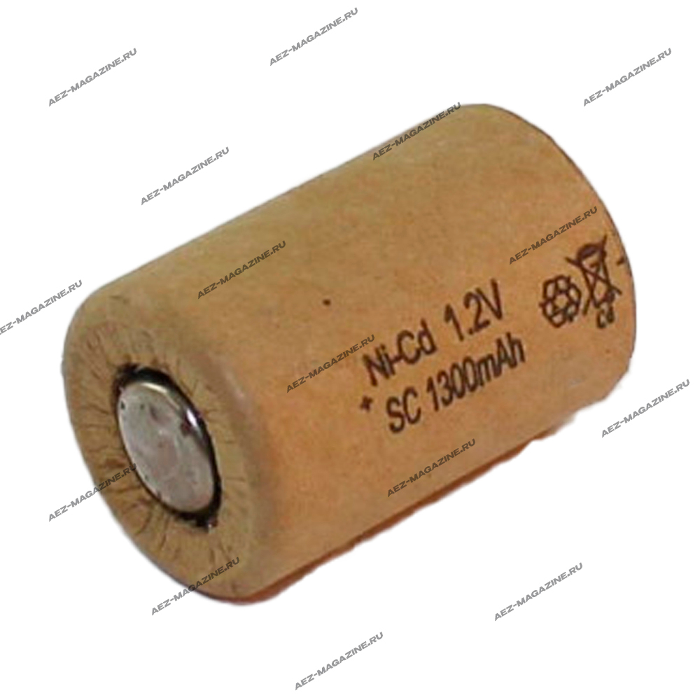 Элемент питания для ремонта АКБ: 1,2V, 1,3A, L=33мм