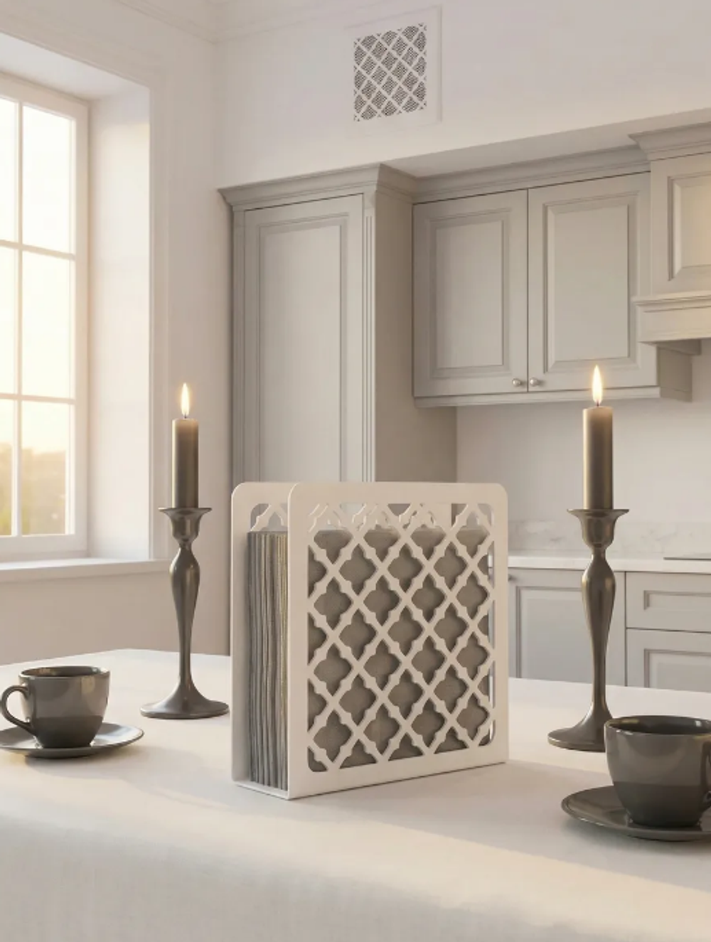 Салфетница СФ.Готика140.Белый