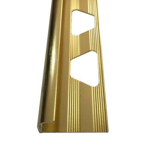 НАП "браш" 10мм "DO-1" 2,7м Золото глянец нар. анод. алюм.