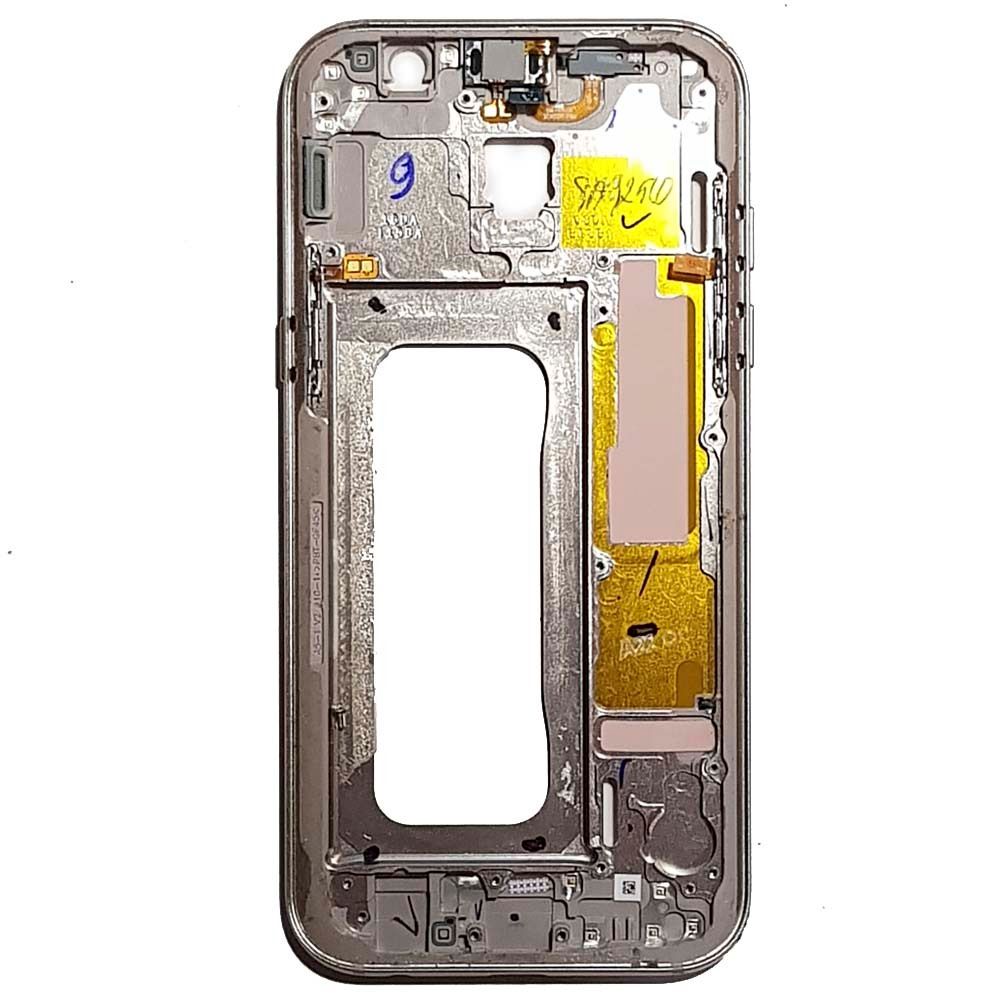 Рамка дисплея для телефона Samsung A5 2017 (SM-A520F), Золотая